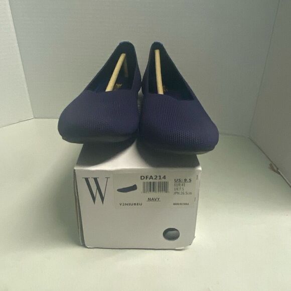 DREAM PAIRS Women’s Flats Slip On Navy Shoes Pointed Toe Size 9.5 New With Tags - Picture 4 of 11